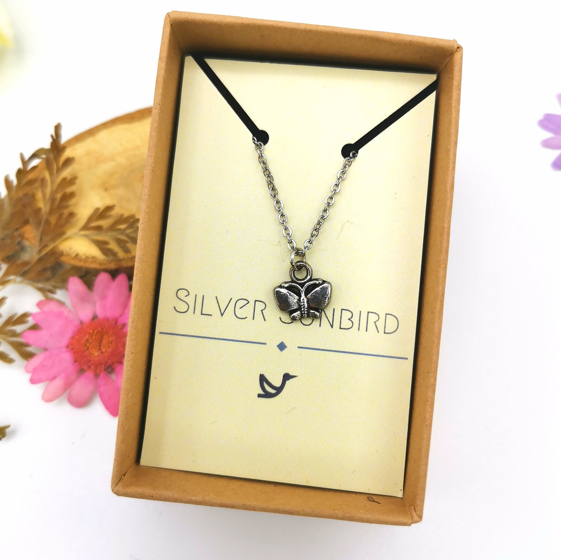 Beloved Butterfly Anklet - Silver Sunbird Anklets