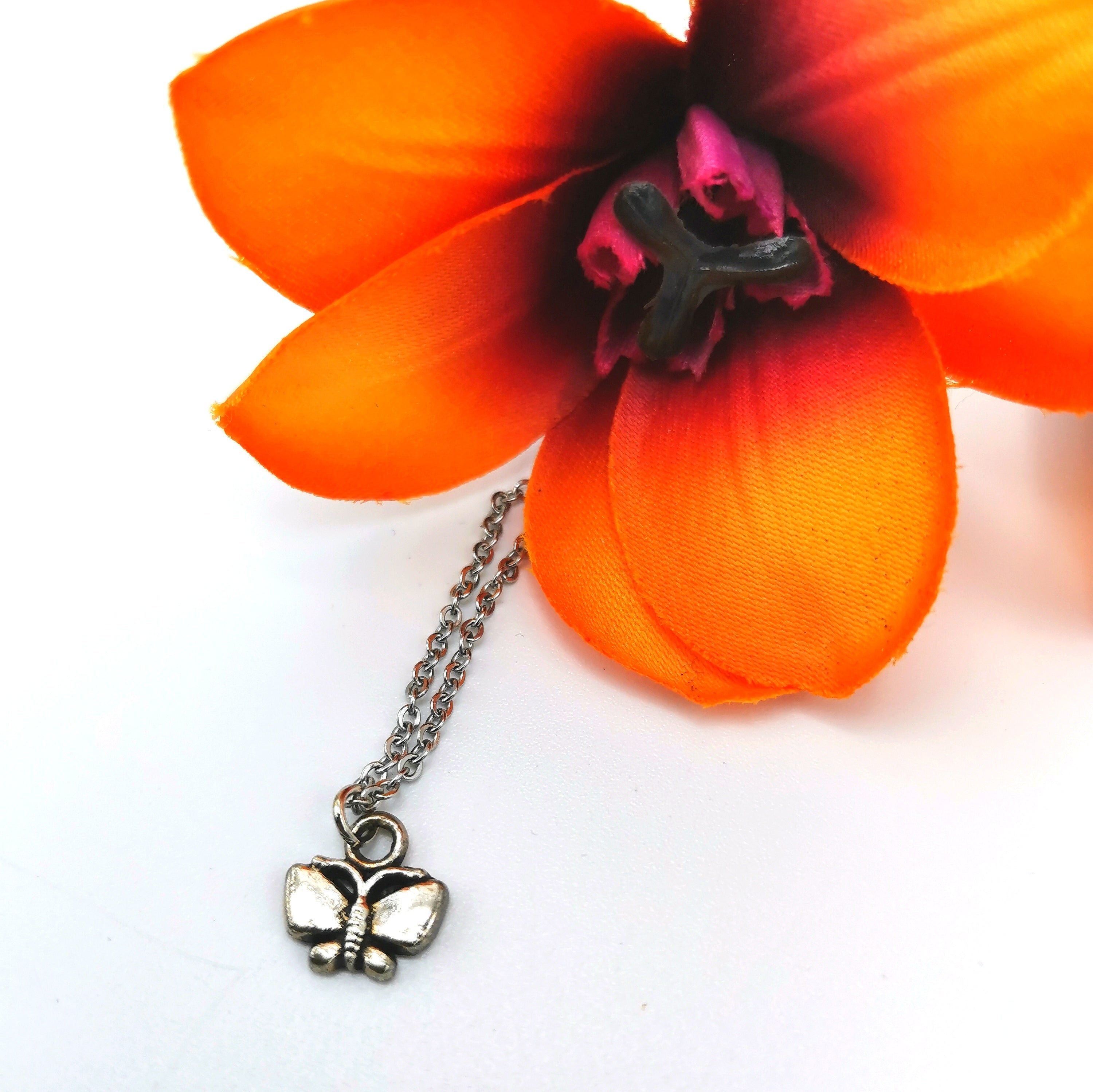 Beloved Butterfly Anklet - Silver Sunbird Anklets
