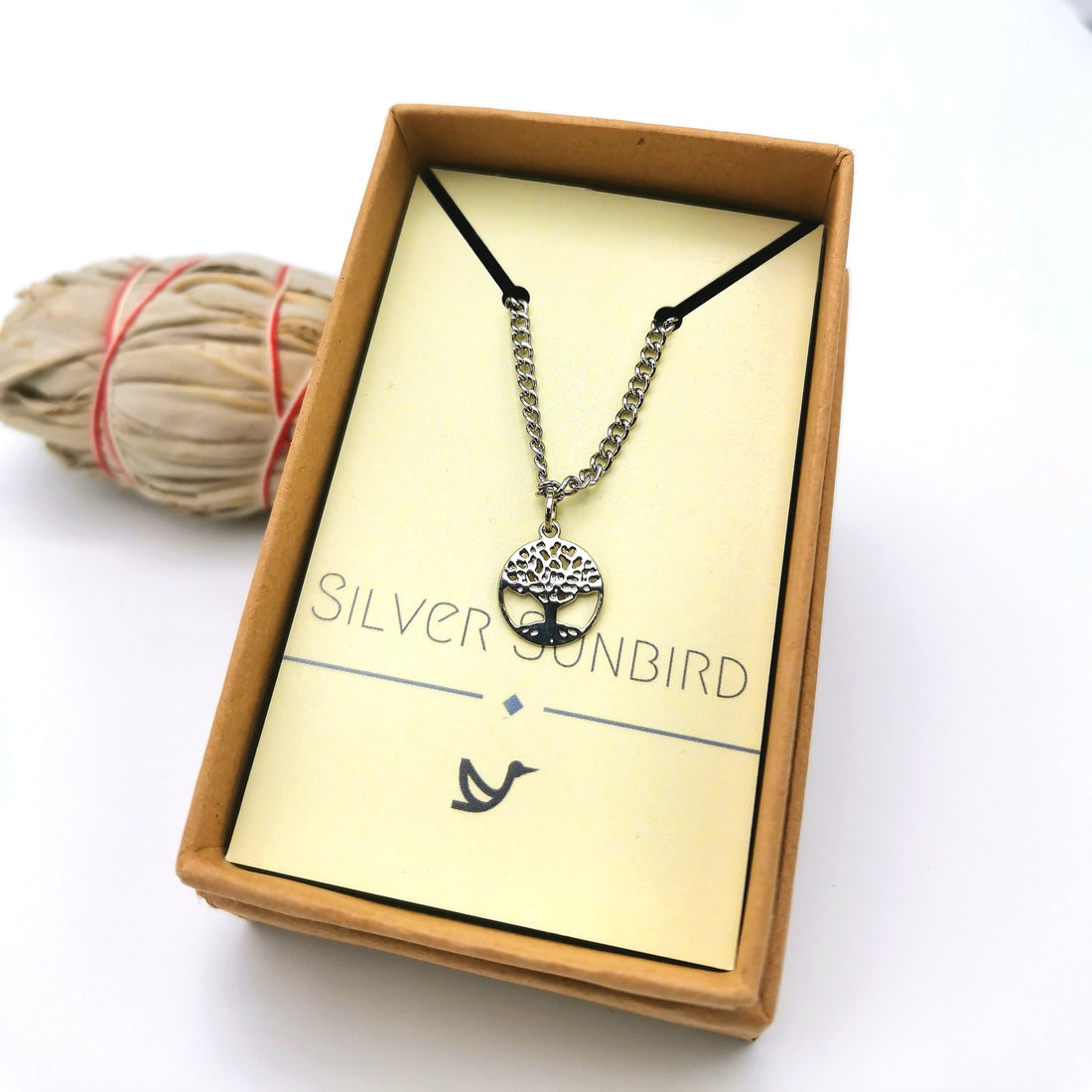 Time-honoured Tree of Life Anklet - Silver Sunbird Anklets