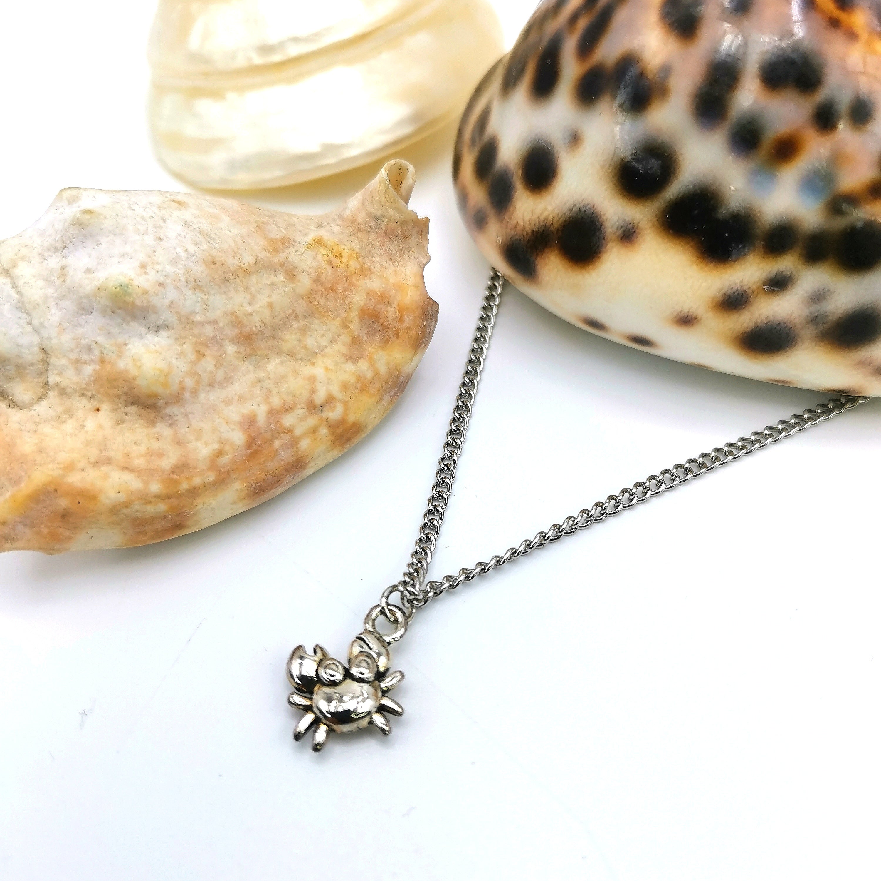 Cheerful Crab Anklet - Silver Sunbird Anklets