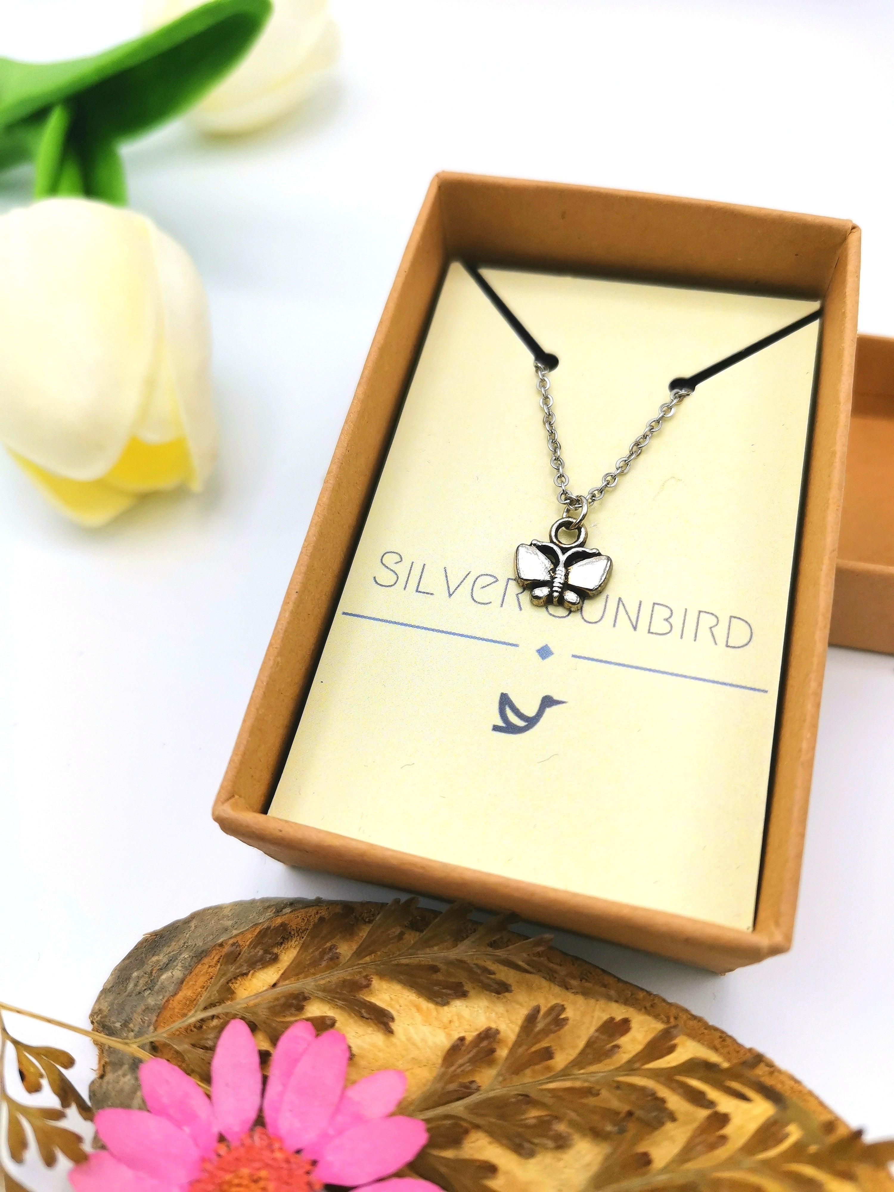 Beloved Butterfly Anklet - Silver Sunbird Anklets