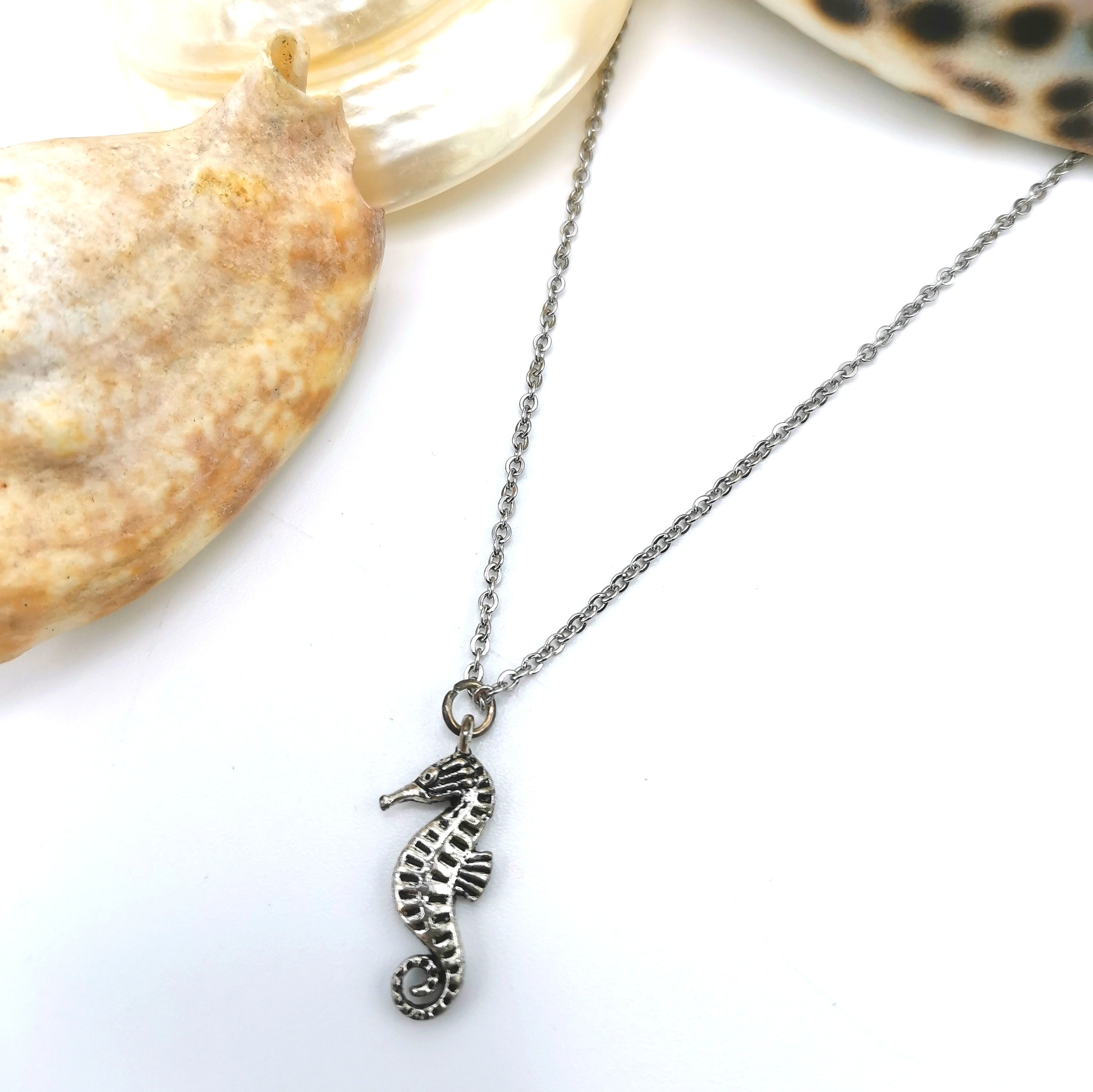 Serene Seahorse Anklet - Silver Sunbird Anklets