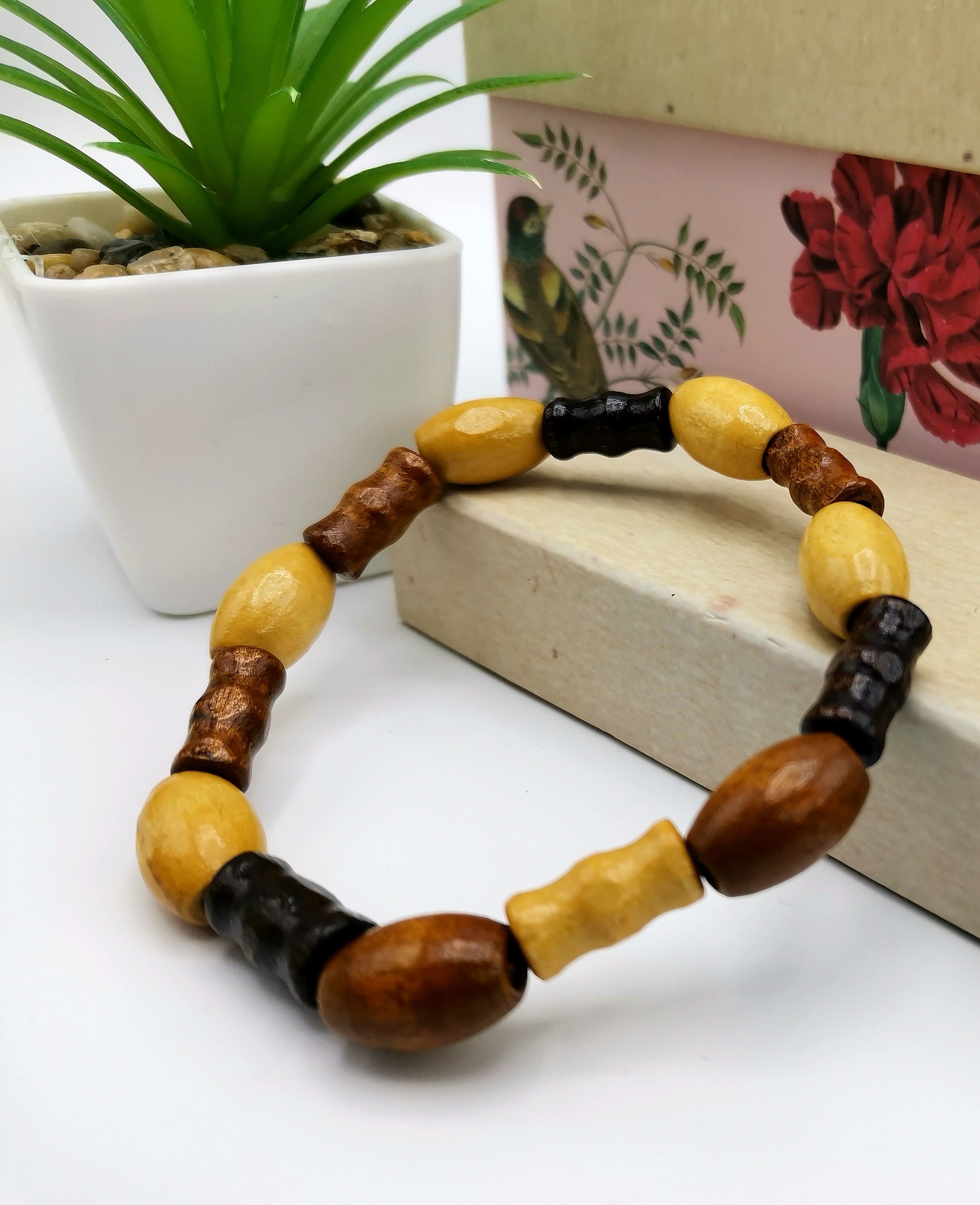Woodland Inspired Bracelet - Silver Sunbird Tri-colour Bracelets