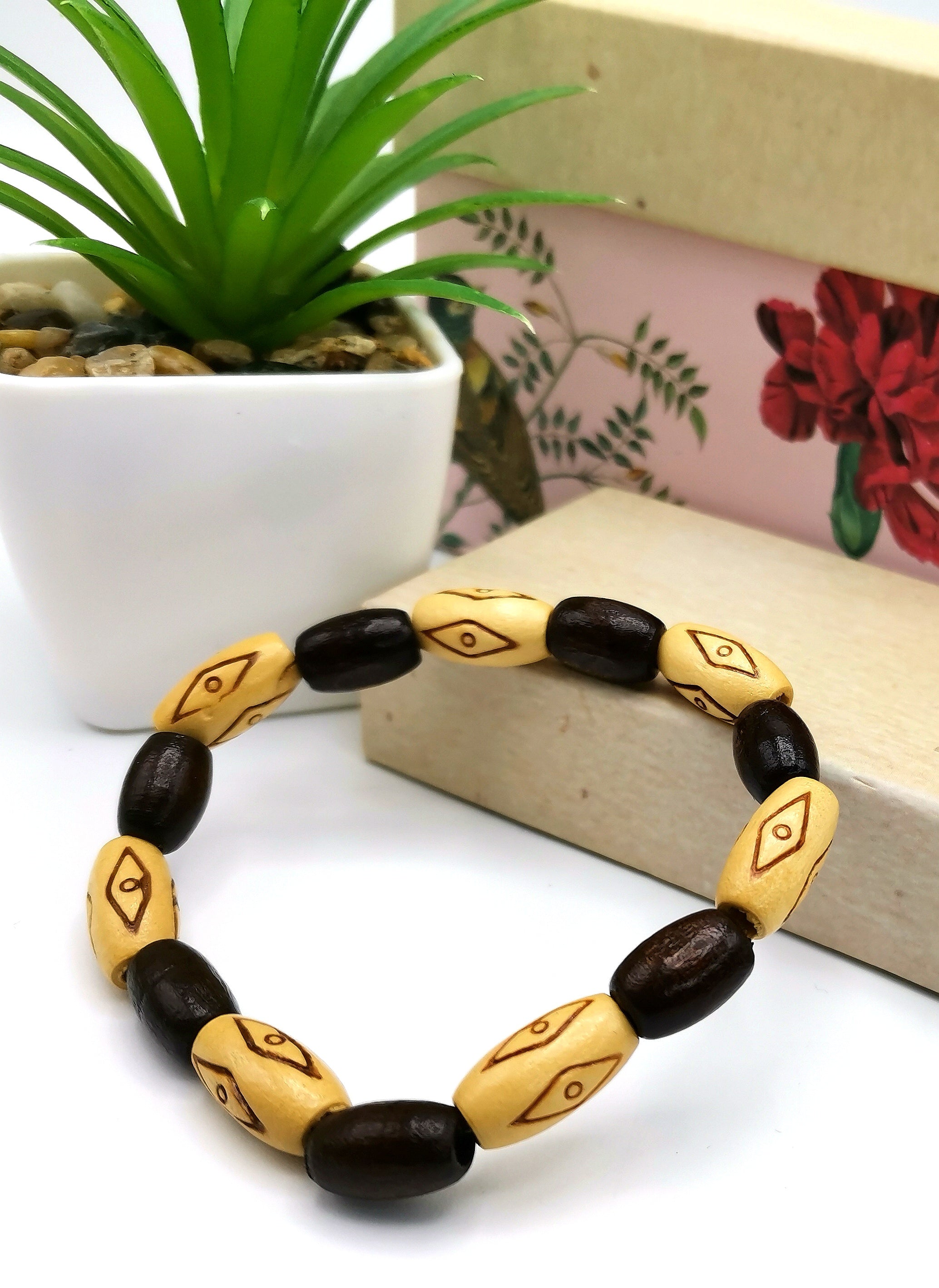 Woodland Inspired Bracelet - Silver Sunbird Light Detailed and Dark Bracelets