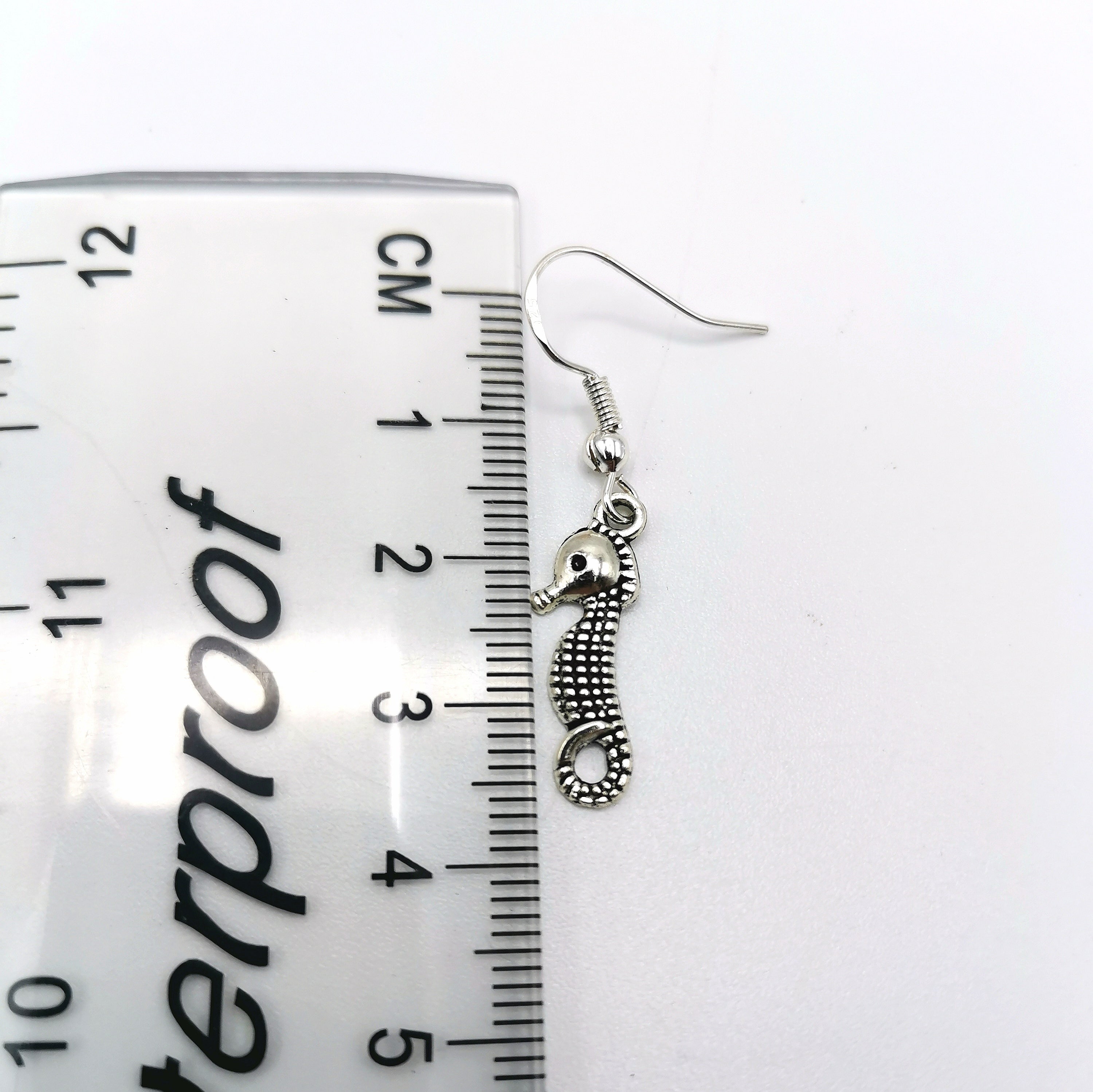 Spirited Seahorse Earrings - Silver Sunbird Under the Sea