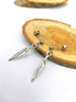 Fabulous Feather Earrings - Silver Sunbird Studs animal earrings