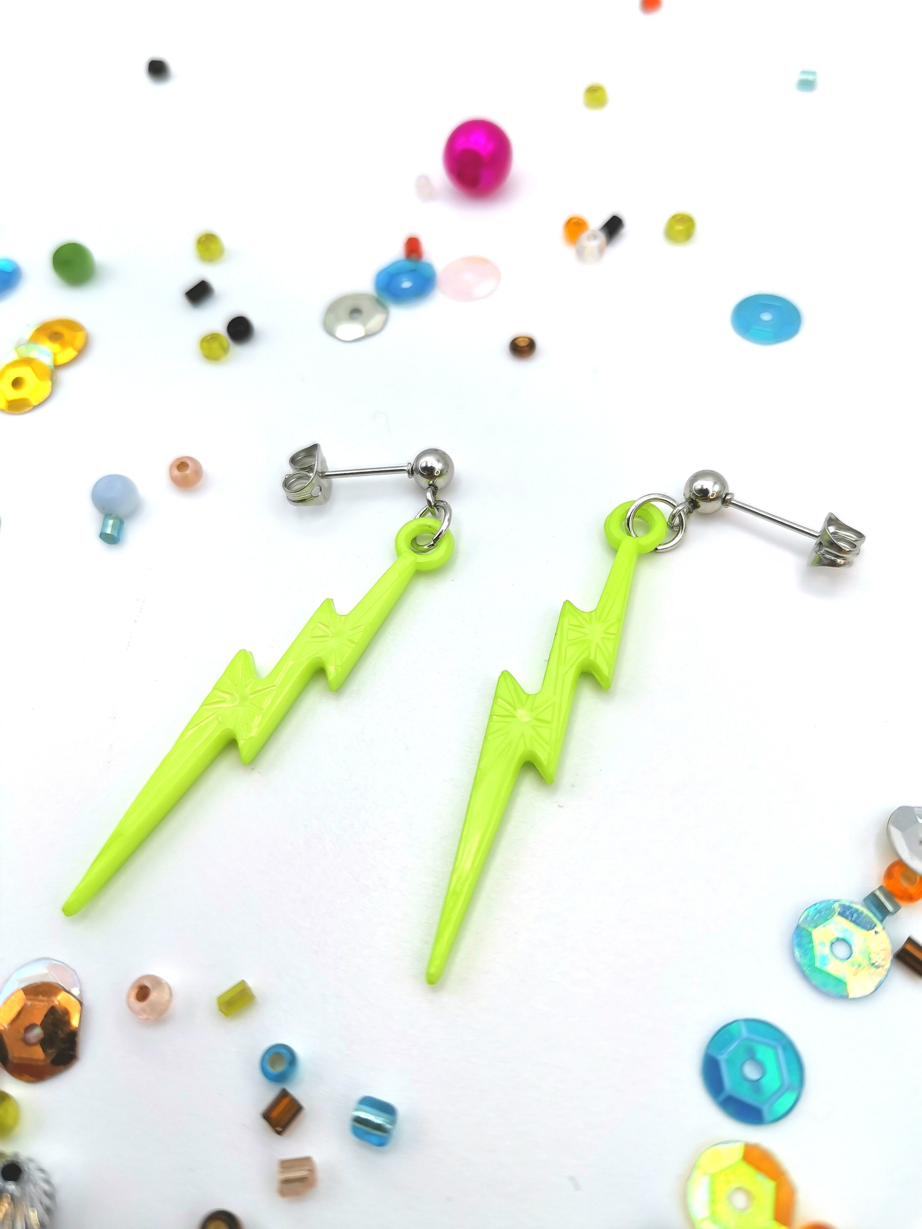 The Electrifying Lightning Bolt Earrings from Silver Sunbird&