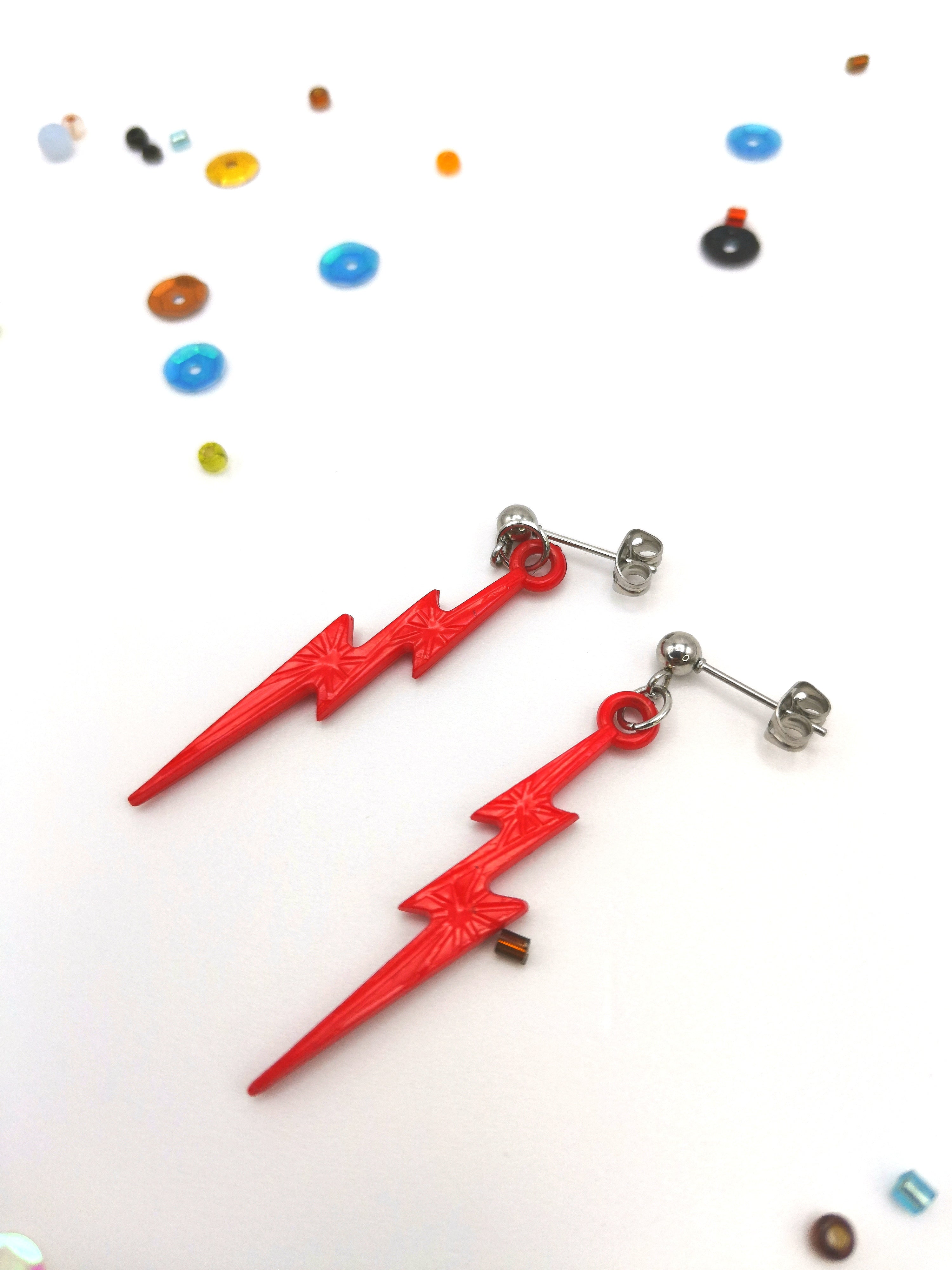 Electrifying Lightning Bolt Earrings from Silver Sunbird&