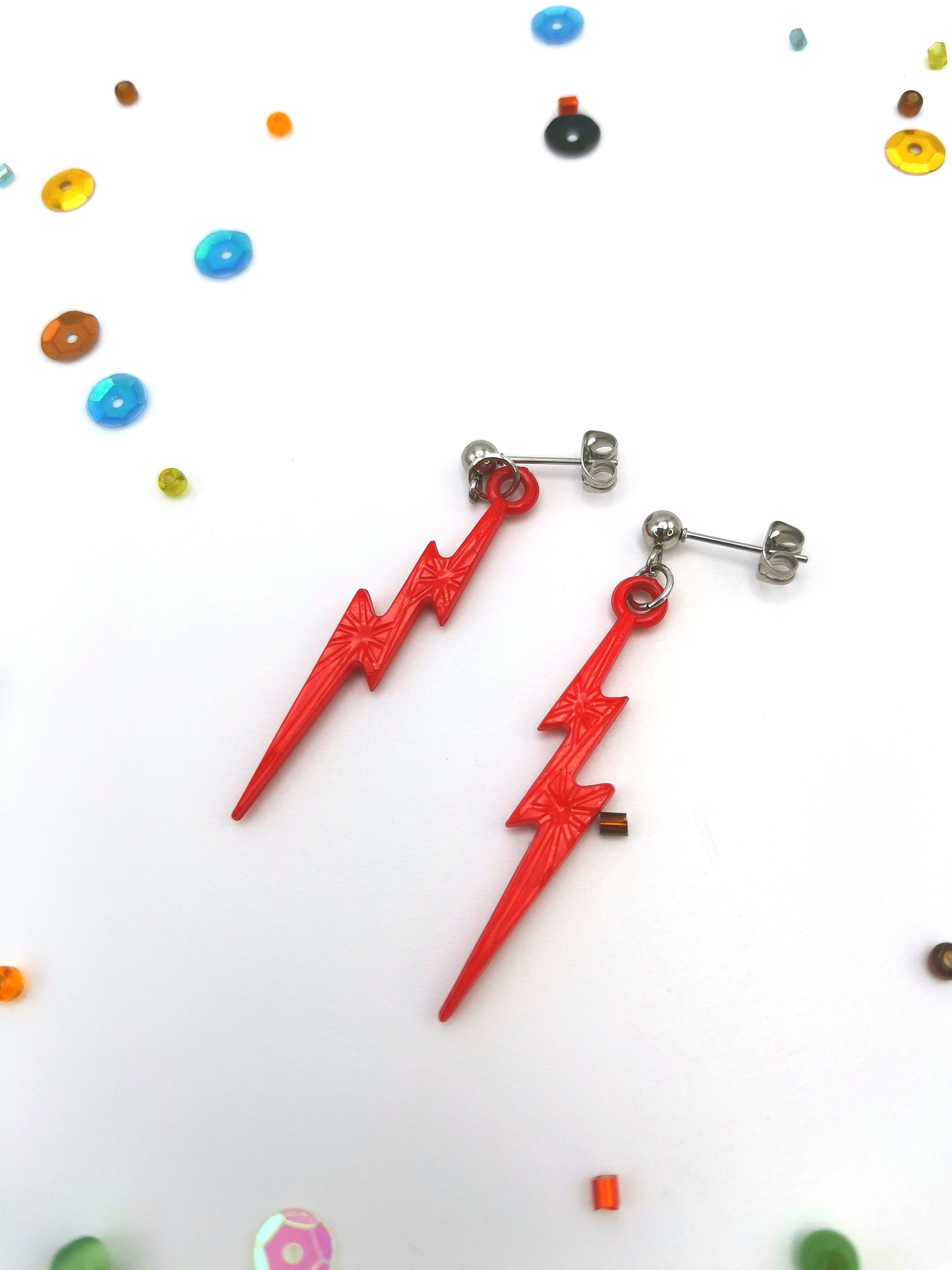 Electrifying Lightning Bolt Earrings from Silver Sunbird&