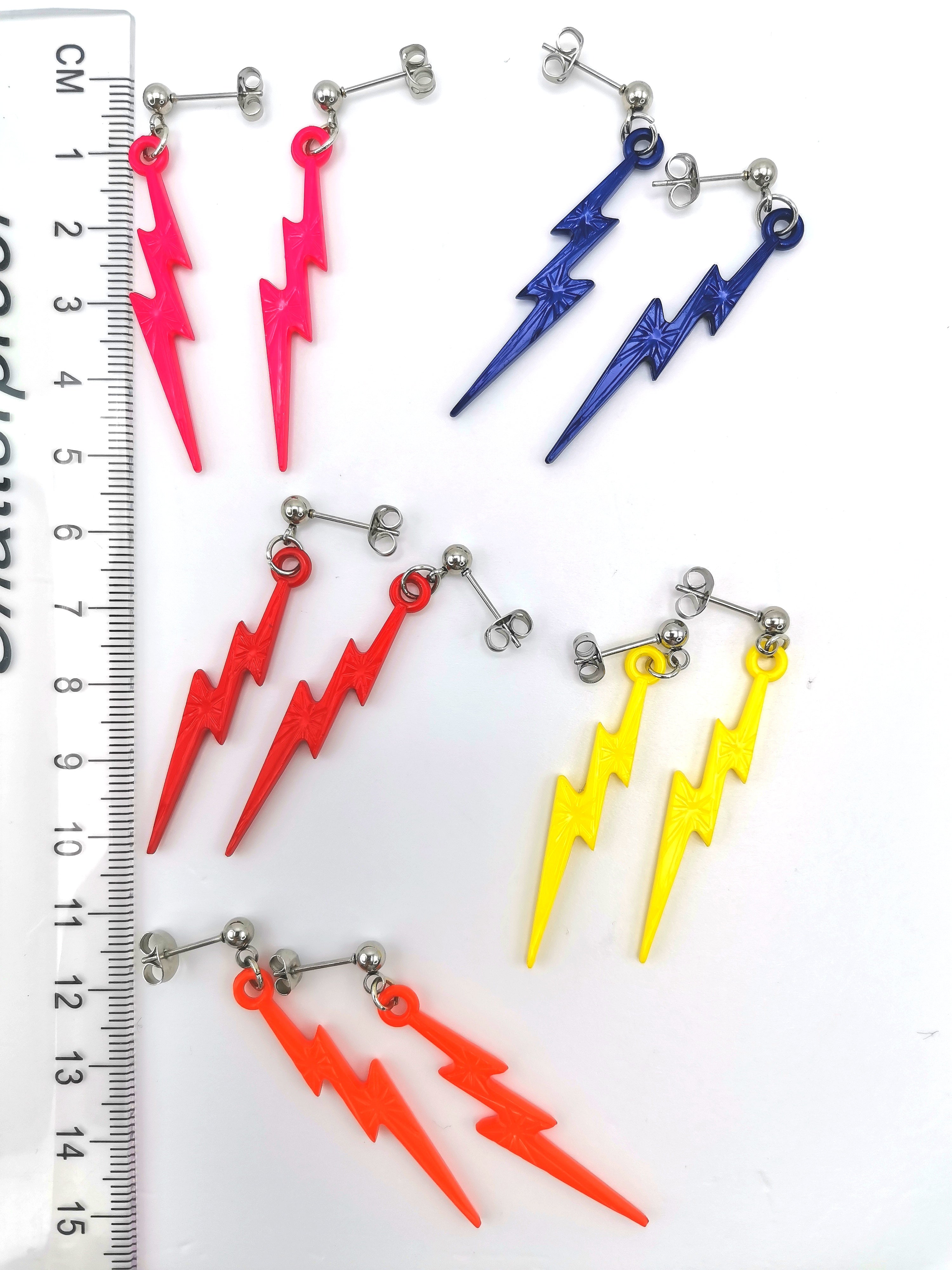 The Electrifying Lightning Bolt Earrings from Silver Sunbird&