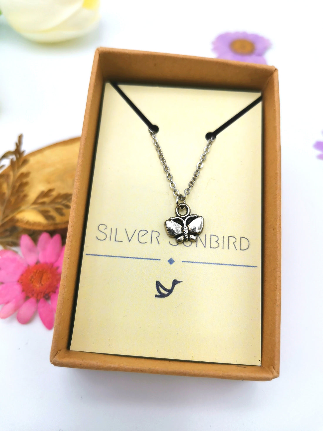 Beloved Butterfly Anklet - Silver Sunbird Anklets