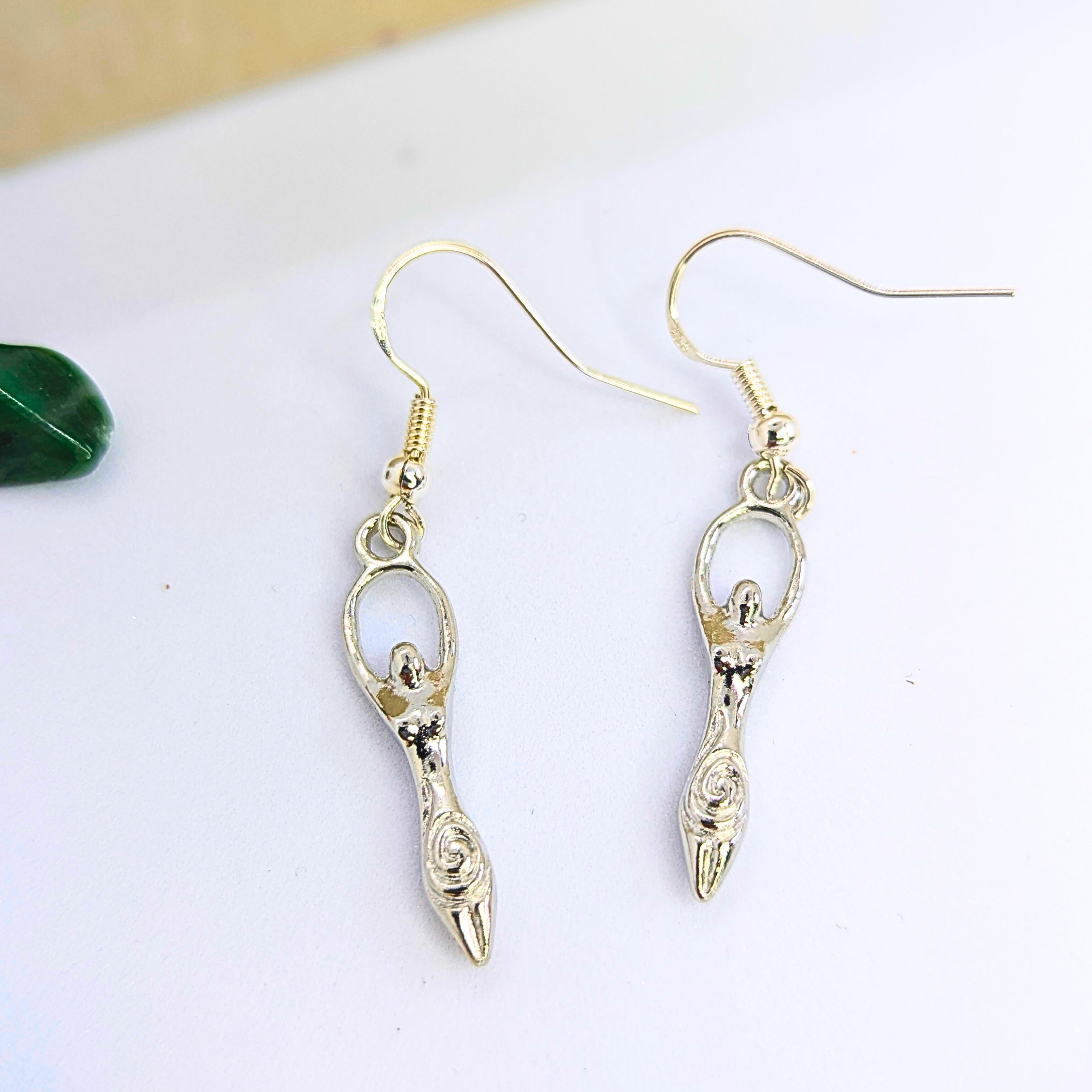 Fertility Goddess Dangle Earrings