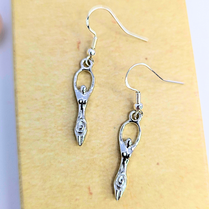 Fertility Goddess Dangle Earrings