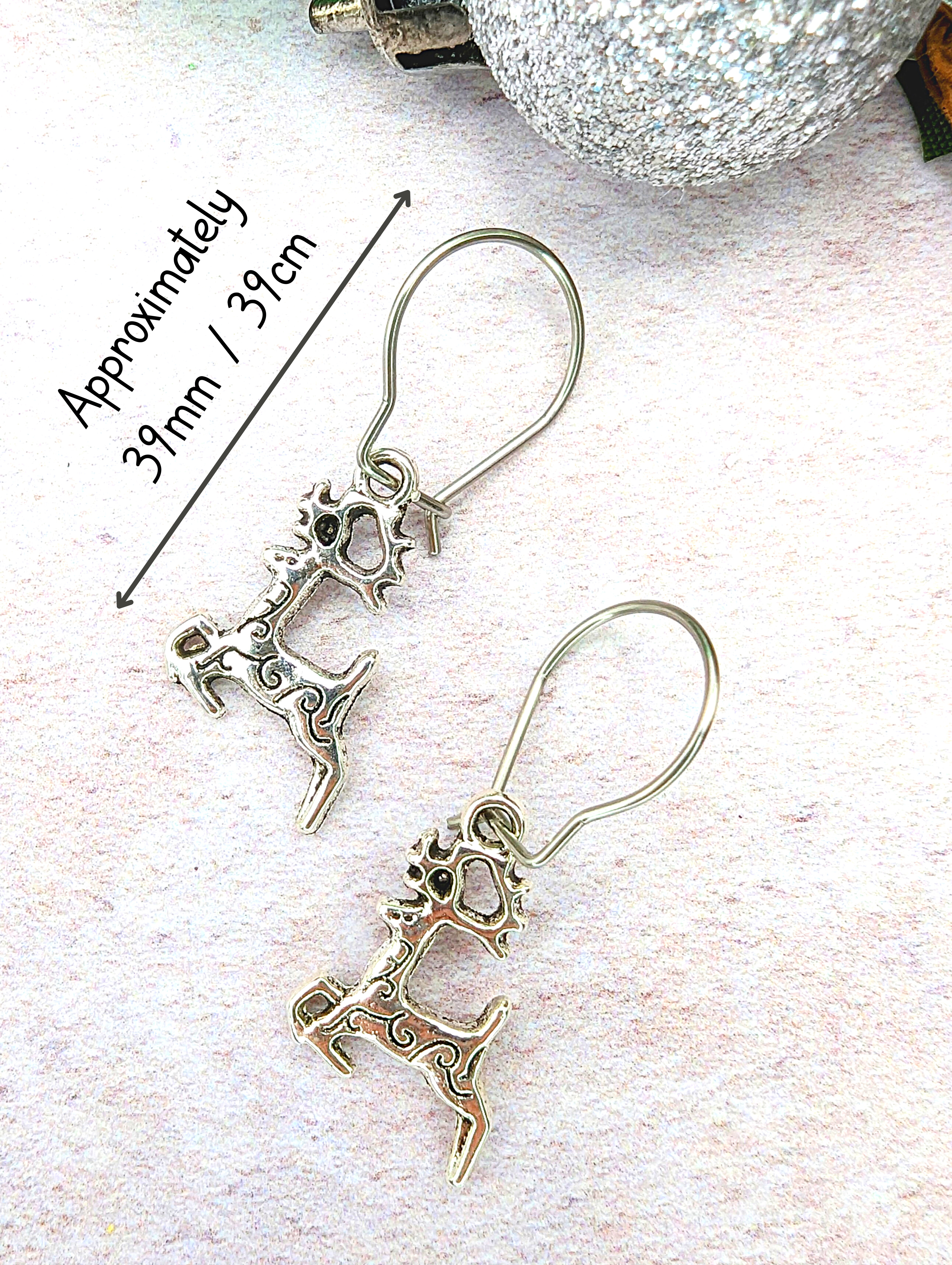 Prancing Reindeer Earrings