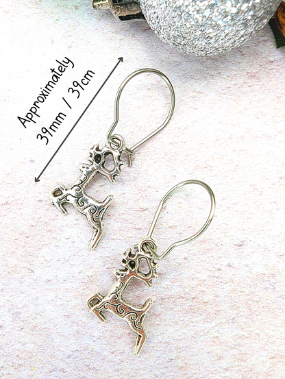 Prancing Reindeer Earrings