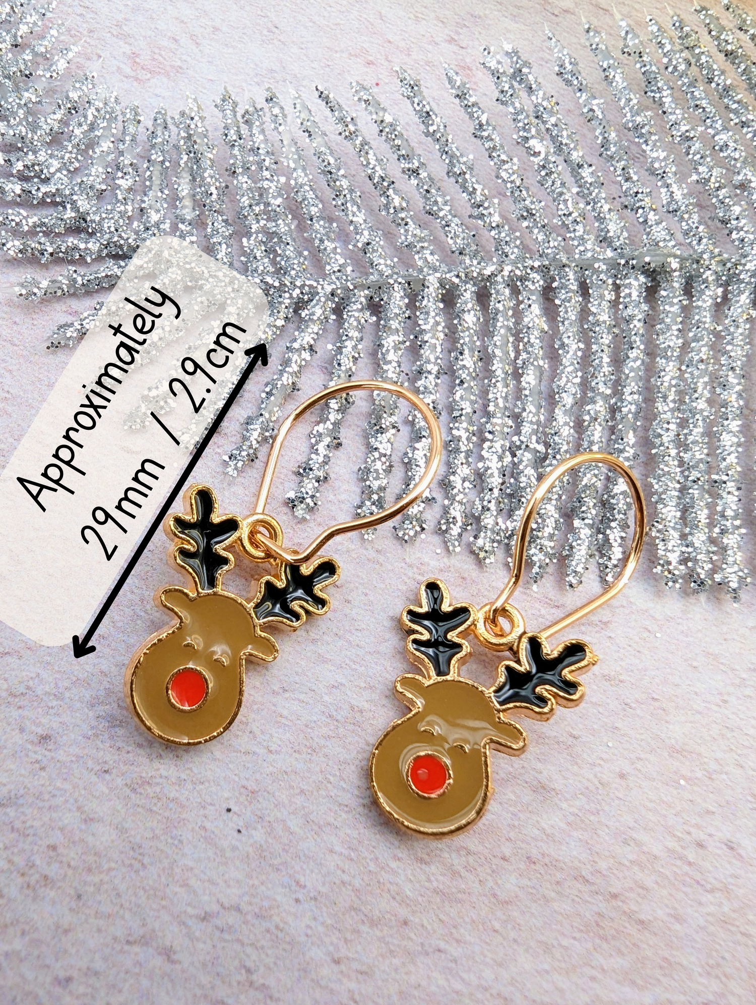 Rosie Reindeer Hoop Earrings